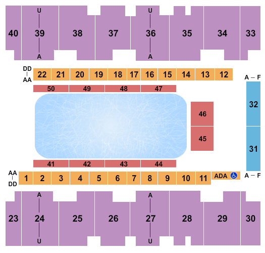 El Paso County Coliseum Disney On Ice Seating Chart